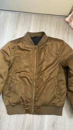 Bruin gouden bomberjack Sisley 152, Gebruikt, Jongen of Meisje, Jas, Sisley