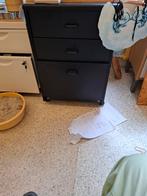 Zwart ladenkast, Huis en Inrichting, Kasten | Ladekasten, Ophalen, Gebruikt, 50 tot 100 cm, Minder dan 100 cm