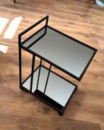Bijzettafel met spiegelbladen, Ophalen, Gebruikt, 50 tot 100 cm, Vierkant
