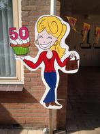 hippe sarah sara 50 jaar bord voor in tuin verjaardag feest, Ophalen, Nieuw, Abraham of Sarah
