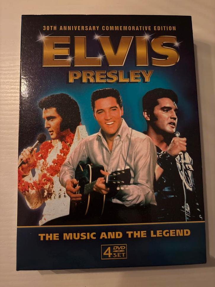 Elvis Presley - The Music and The Legend - 4 DVD Box, Verzamelen, Muziek, Artiesten en Beroemdheden, Nieuw, Overige typen, Ophalen of Verzenden