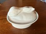 keramische terrine met konijn deksel, Ophalen of Verzenden, Zo goed als nieuw