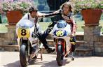 Graziano Rossi on 1979 Morbidelli & Valentino Rossi on 1997, Verzenden, Foto, Nieuw, Voor 1940