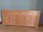 Te koop: blank massief eiken dressoir, Huis en Inrichting, Kasten | Dressoirs, Ophalen, Zo goed als nieuw, 25 tot 50 cm, 150 tot 200 cm