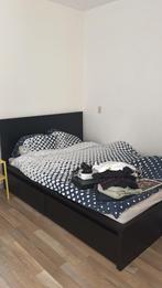 Bed 140x200, Huis en Inrichting, Slaapkamer | Bedden, Ophalen, Wit, Tweepersoons, 140 cm