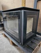 BARBAS UNILUX 3 200 houtkachel inbouw hoek haard gebruikt, Houtkachel, Ophalen of Verzenden, Zo goed als nieuw, Inbouw