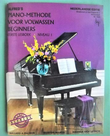 Alfred's Piano=methode voor volwassen beginners beschikbaar voor biedingen