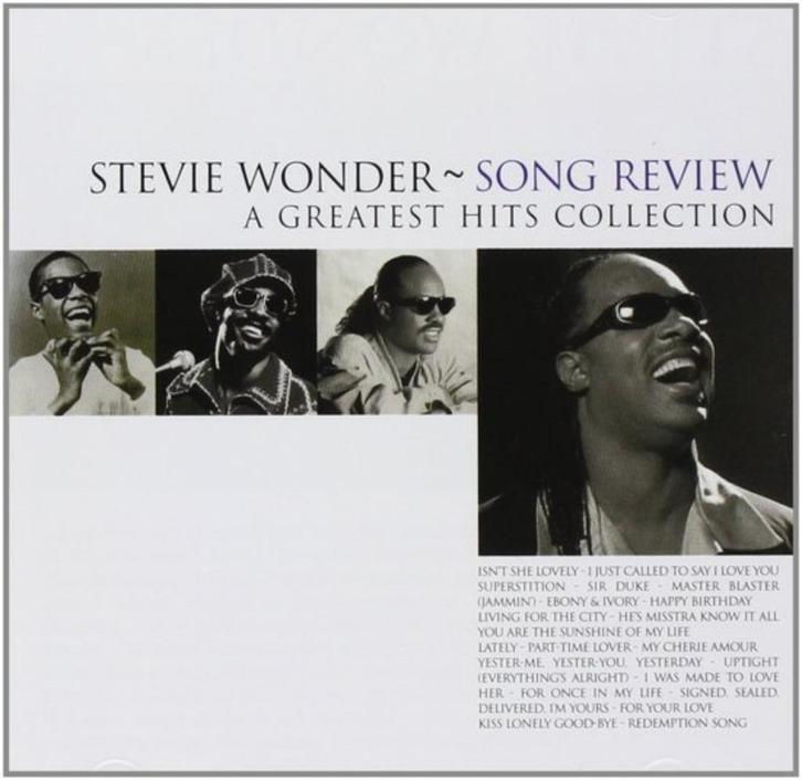 Stevie Wonder - Song Review-A Greatest Hits Collection (NW), Cd's en Dvd's, Cd's | R&B en Soul, Nieuw in verpakking, Soul of Nu Soul
