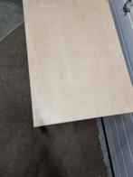kinderschooltafel licht hout met metalen poten, Kinderen en Baby's, Kinderkamer | Tafels en Stoelen, Ophalen of Verzenden, 'T Olde Gre-j