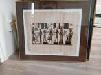 Egyptisch afbeelding in lijst met glas, Ophalen, Gebruikt, Schilderij, Minder dan 50 cm