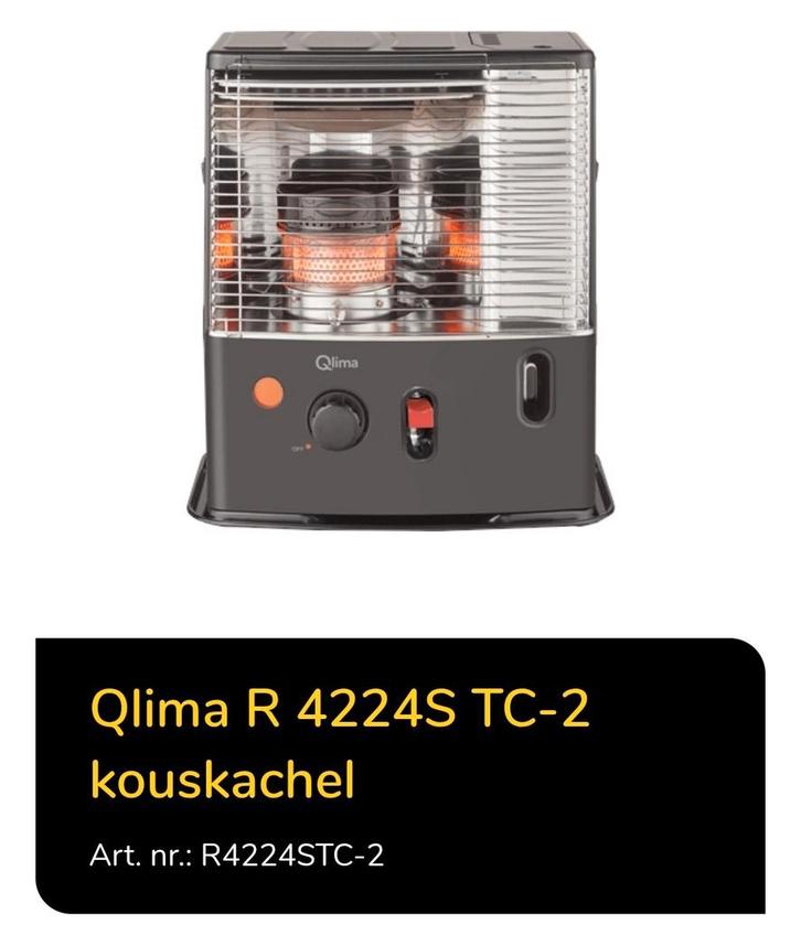Qlima petroleumkachel, Caravans en Kamperen, Kampeeraccessoires, Nieuw, Ophalen of Verzenden
