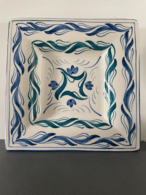 Weslati Ceramique | Tunesië | XL aardewerk schaal | nà 2000, Antiek en Kunst, Kunst | Designobjecten, Ophalen of Verzenden