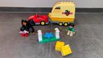 LEGO Duplo Paardentrailer Set 10807 - Compleet!, Ophalen of Verzenden, Zo goed als nieuw, Complete set, Lego