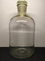 14) Grote antieke stopfles / apothekers fles, Ophalen