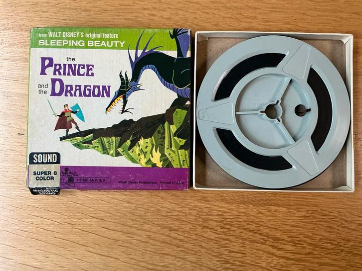Disney Super 8 Film - The Prince and the Dragon, Audio, Tv en Foto, Filmrollen, 8mm film, Ophalen of Verzenden