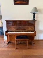 Oude piano Gebroeders Zimmermann Leipzig, Muziek en Instrumenten, Piano's, Ophalen, Gebruikt, Bruin, Piano