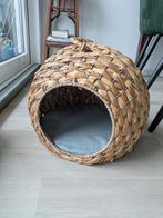 Draagbare kattenmand, Dieren en Toebehoren, Kattenmanden, Ophalen, Zo goed als nieuw, Riet