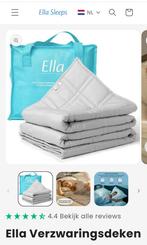Ella Zwaartedeken 7kg + Omkeerbare Hoes, Eenpersoons, Blauw, Ophalen of Verzenden, Deken of Dekbed