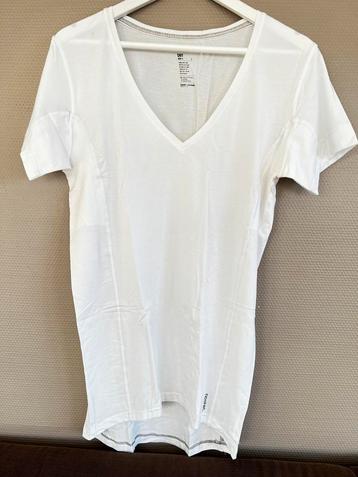 Noshirt Wit V-hals T-shirt Maat L (2 stuks) beschikbaar voor biedingen