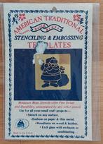American Traditional stencil - Kerstman, Ophalen of Verzenden, Nieuw, Kerst, Pons of Mal