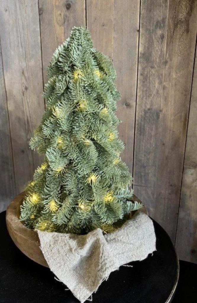 Nobilis kunst kerstboom met verlichting, Diversen, Kerst, Nieuw, Ophalen of Verzenden