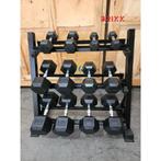 NEW 2.5KG - 25KG HEX DUMBBELL/HALTER SET & 6 Tier Rack, Sport en Fitness, Fitnessmaterialen, Nieuw, Rug, Dumbbell, Ophalen