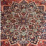 Vintage oosters vloerkleed Mashad red medall wol 249x345cm, Crème, Gebruikt, ., 200 cm of meer