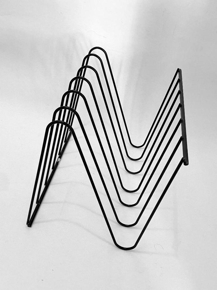 Origineel tijdschriftenrek François Arnal/Atelier A (Fr.), Huis en Inrichting, Woonaccessoires | Krantenbakken en Lectuurbakken