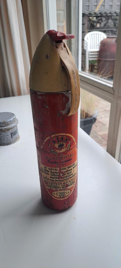 Oude Ajax Auto Poederblusser B 298 41 BZ, Auto diversen, Anti-diefstal, Ophalen of Verzenden