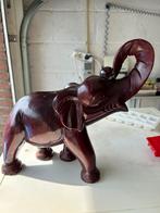Houten olifant €1, Antiek en Kunst, Kunst | Designobjecten, Ophalen