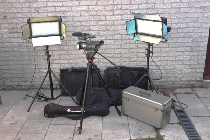 Complete video uitrusting voor startende vakman, Audio, Tv en Foto, Videocamera's Digitaal, Gebruikt, Camera, Geheugenkaart, JVC
