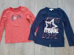 Blue Seven shirt rood wit gestreept/ Charlies Vögele 122, Gebruikt, Blue seven, Meisje, Ophalen of Verzenden