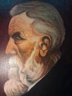 schilderij oude man, Ophalen of Verzenden