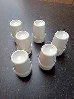 Tupperware eierdoppen met (warmhoudt) deksel, Huis en Inrichting, Keuken | Tupperware, Ophalen, Zo goed als nieuw, Wit, Overige typen