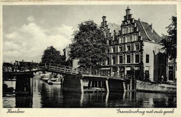 Haarlem - Gravestenebrug met oude gevels - 1936 gelopen beschikbaar voor biedingen