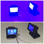 2 keer blauwe kerst velichting voor bij de schaats vijver, Ophalen, Zo goed als nieuw