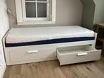Bedbank Brimnes, Ophalen, Gebruikt, Wit, Tweepersoons
