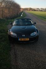 Mazda MX-5 1.8 Touring 2006 Zwart, Auto's, Achterwielaandrijving, Zwart, 4 cilinders, Cabriolet