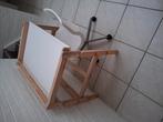 Ikea bureau met bureaustoel, Huis en Inrichting, Bureaus, Ophalen, In hoogte verstelbaar, Zo goed als nieuw, Bureau