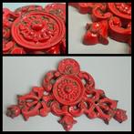 Antiek Frans gietijzeren opengewerkt ornament,, Ophalen of Verzenden