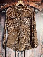 Nieuw luchtig bloesje/overhemd L met dierenprint nu 15€, Kleding | Dames, Maat 38/40 (M), Bruin, Nieuw, Ophalen of Verzenden
