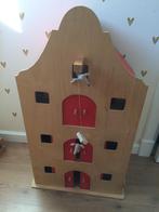 Houten speel pakhuis - poppenhuis - in goede nette staat, Kinderen en Baby's, Speelgoed | Houten speelgoed, Ophalen, Zo goed als nieuw