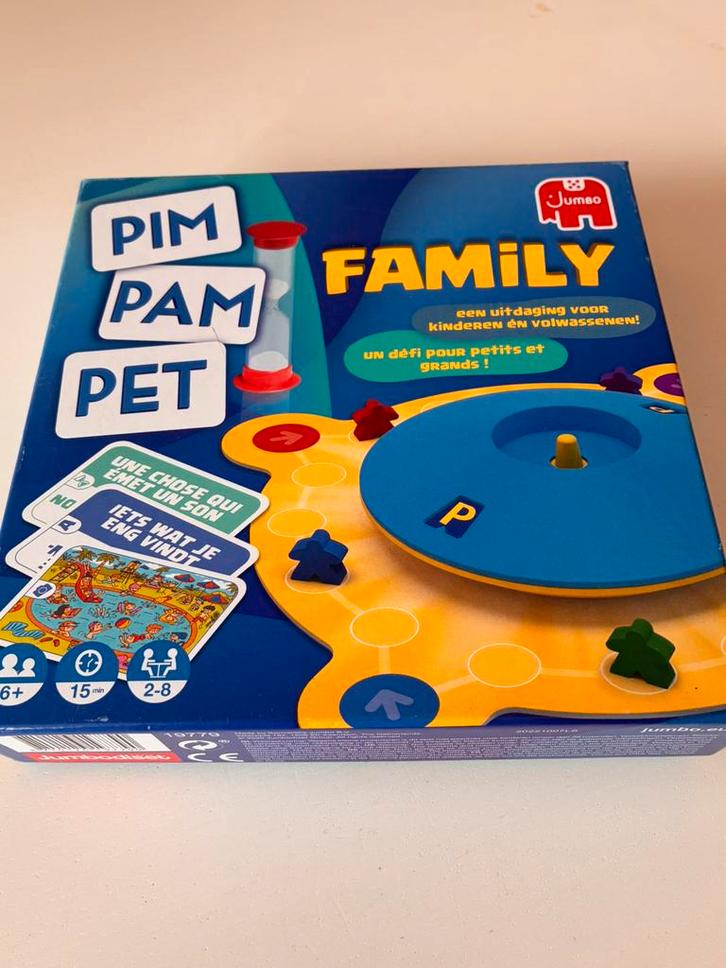 PimPamPet – Jumbo, compleet & gebruikt, Hobby en Vrije tijd, Gezelschapsspellen | Kaartspellen, Zo goed als nieuw, Ophalen of Verzenden
