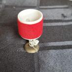 poppenhuis lamp tafellamp met rode kap Lundby Vintage, Verzamelen, Ophalen of Verzenden, Zo goed als nieuw, Gebruiksvoorwerp