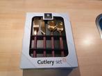 Bestek set, goudkleurig, Ophalen of Verzenden, Nieuw, Rvs of Chroom, Bestekset