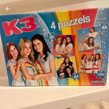 K3 Puzzel Set - 4 Puzzels beschikbaar voor biedingen