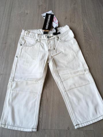 DJ DUTCH JEANS knie / kuit spijker broek NIEUW maat 128 ZG beschikbaar voor biedingen