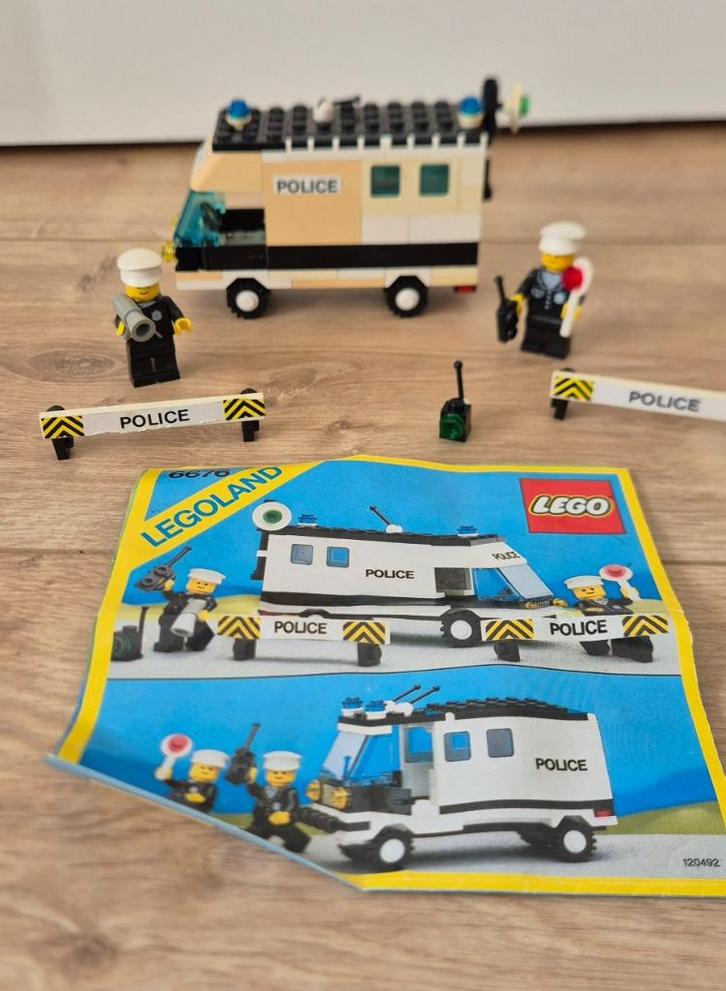 Vintage lego. 6676. Mobile Command Unit Politie., Kinderen en Baby's, Speelgoed | Duplo en Lego, Gebruikt, Lego, Complete set