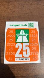 Autobahnvignet Zwitserland ongebruikt, Tickets en Kaartjes, Autovignetten, Eén persoon
