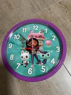 Gabby's poppenhuis wandklok, Kinderen en Baby's, Kinderkamer | Inrichting en Decoratie, Ophalen of Verzenden, Zo goed als nieuw